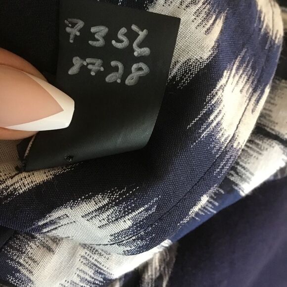 NWOT Zero Maria Cornejo Assymetric Design Blue Dress Size 4. - Picture 8 of 14